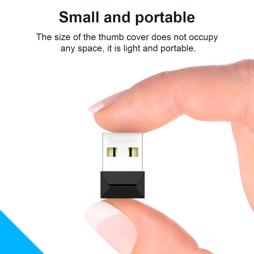 Techkey super mini pendrive 32GB 16GB Портативный usb falsh drive маленький размер флеш-накопитель память полной емкости-дисковая флешка в подарок