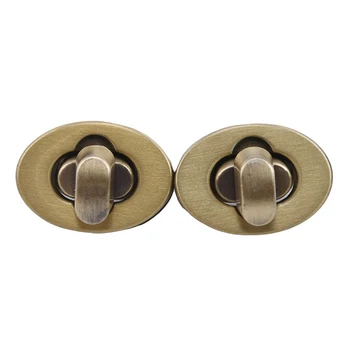 

Egg Shape Bag Twist Lock Bag Accessories Handbags Case Catch Buckle DIY Metal Small Clasp New Brand Handbag Clasp