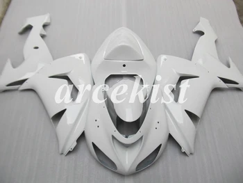 

4 Free Gifts New ABS Motorcycle Full Fairings Kit Fit For Kawasaki Ninja ZX-10R 2006 2007 06 07 10R bodywork set White