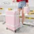 BeaSumore Cute korea Rolling Luggage Set Spinner Women Travel bag Чемодан Колеса Пароль Тележка 20 дюймов Ретро Ручной Клади Багажник