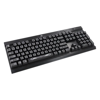 

104 Keys Gaming Backlit Keycap with Transparent Backlight ABS for Cherry6.25X and Cross Axis Keyboard