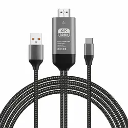 Тип-c к HDMI кабель конвертер USB Кабель-адаптер для HD ТВ цифровой AV HDMI usb-c для huawei mate 20 macBook pro galaxy S9 HDMI