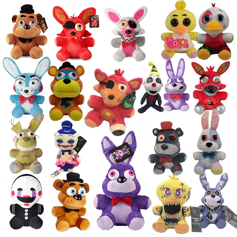 Игрушка плюшевая FNAF Freddy's Детская кукла плюшевый медведь кролик игрушка на день