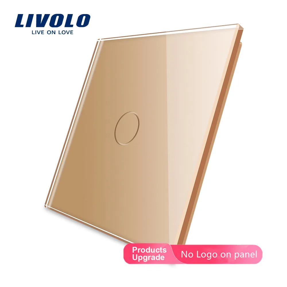 Livolo EU Standard Switch Glass Panel 80mm*80mm for Wall Touch Switch DIY