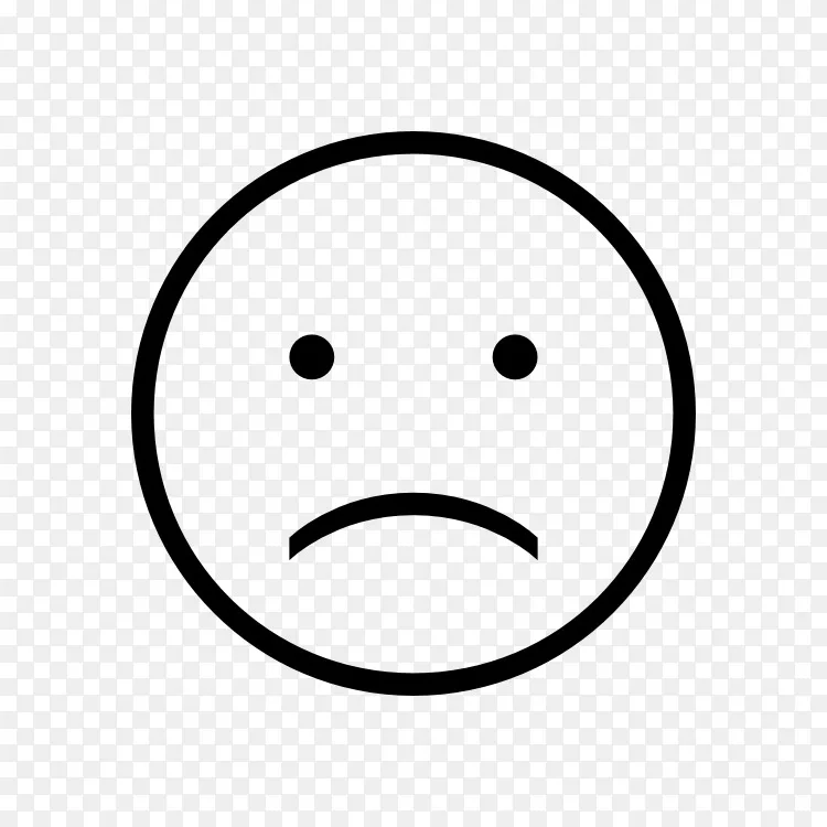 微笑表情符号悲伤电脑图标剪辑艺术悲伤表情符号