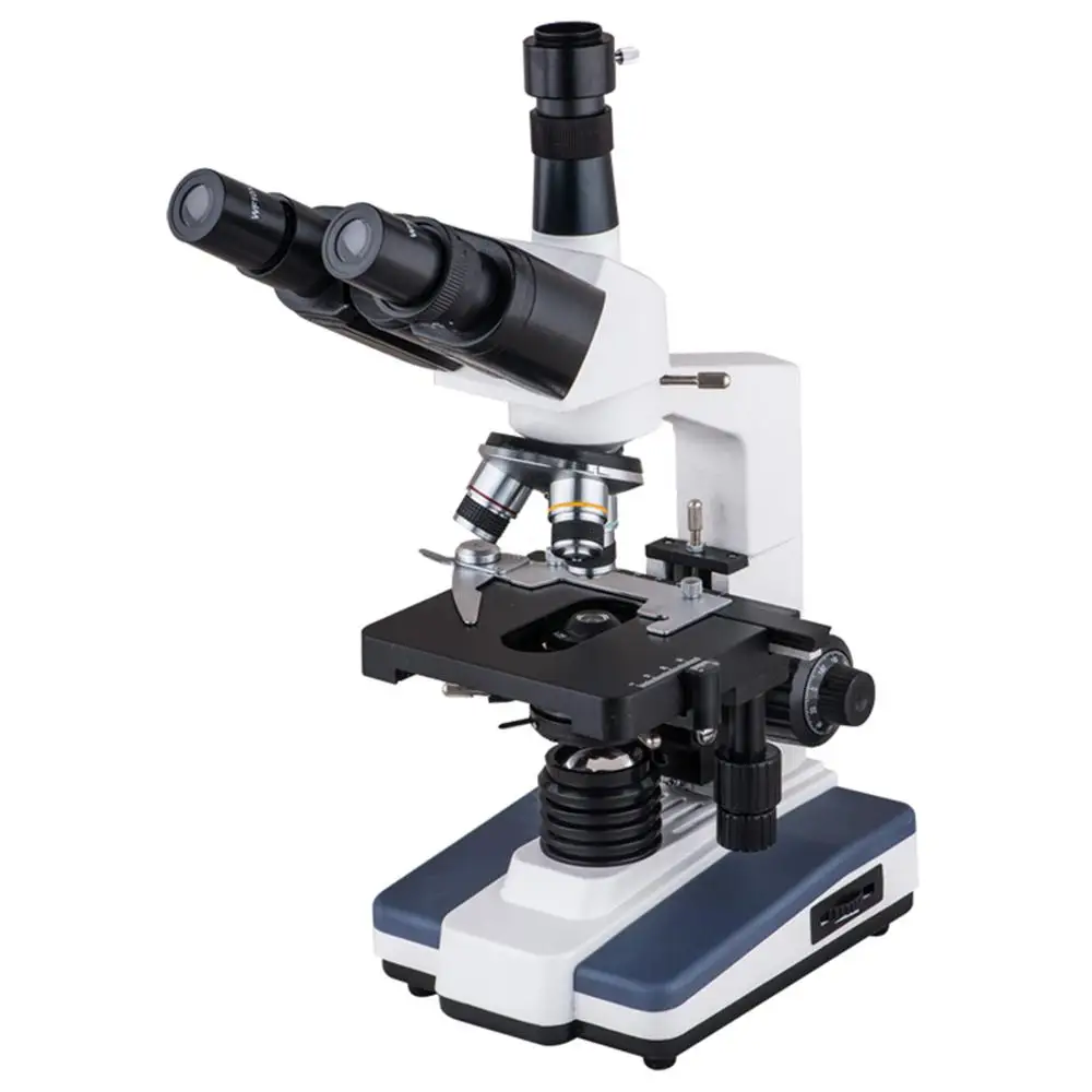 40X-1600X Trinocular Biological Microscope School Student Lab Use | Инструменты