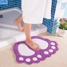 MTL ножной принт коврики для ванной нескользящий коврик для ванной туалет Tapete Para Banheiro коврик для ванной коврик ковры микрофибры мини-маты