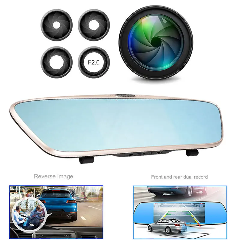Видеорегистратор для вождения, многофункциональная автомобильная камера dvr, Электронная фотография " 170 градусов