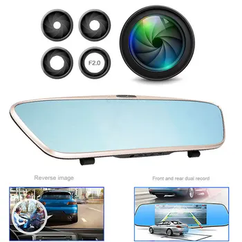 

Driving Recorder Dash Camera Multifunction Car DVR Electronics Photography 5" 170 Degrees