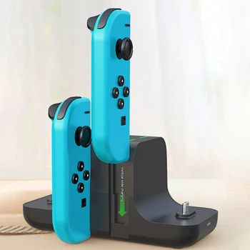 

6 in 1 PS4 Controller Charger Dock LED Dual USB ps 4 Charging Stand Station Cradle for Nintendo Switch Game Console Home Items