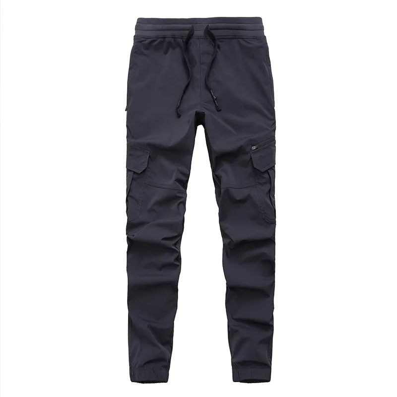 

1815 # Outdoor Quick Drying Pants Men's Summer Thin Section Elasticity Trousers Loose-Fit Breathable Large Size Trousers Mountai