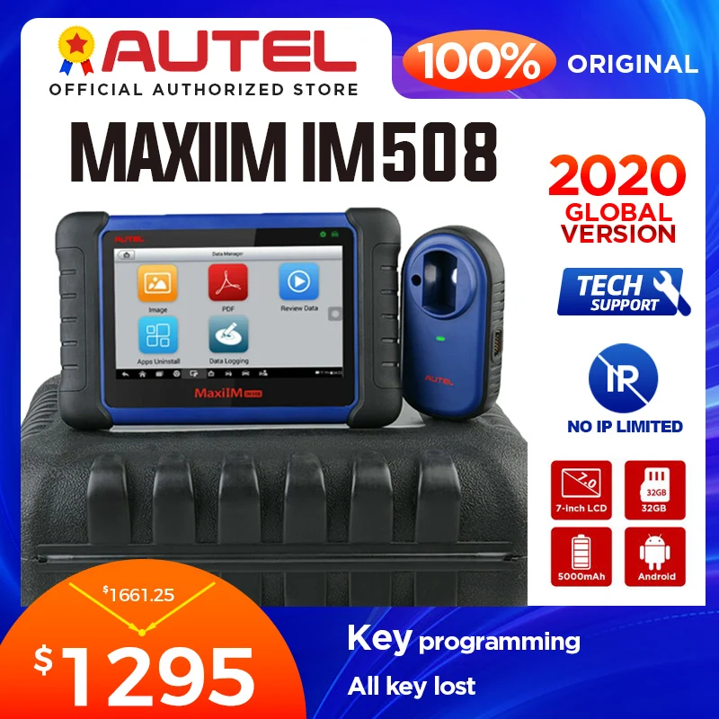 Autel MaxiIM IM508 диагностический инструмент для программирования ключей беспроводной