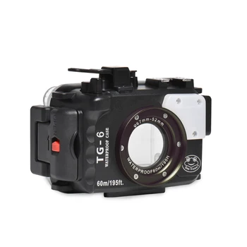 

Mcoplus WP-TG6 60m/195ft Waterproof Underwater Diving Camera Housing Case Bag for Olympus TG6 TG-6 Camera