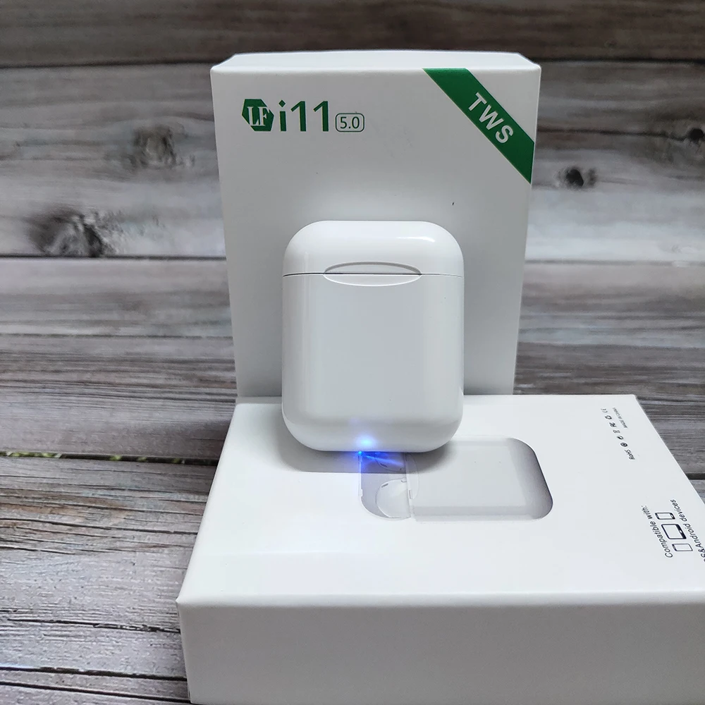 

i11 TWS Bluetooth 5.0 Wireless Earphones headphone mini Earbuds With Mic For iPhone Xiaomi PK i7s tws i 10 i9s Tws i 12 tws