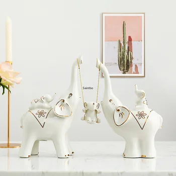 

Wedding gifts elephant decoration European - style creative practical living room TV cabinet wine cabinet decoration