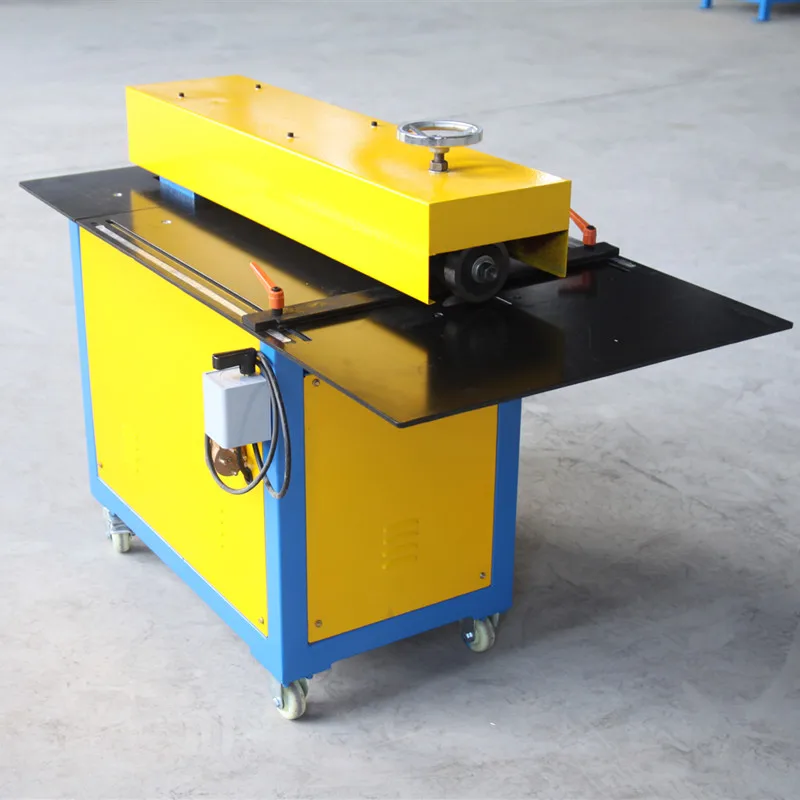 Electric Reel Shear Beading Cutting Machine For Air Duct Sheet Metal Making