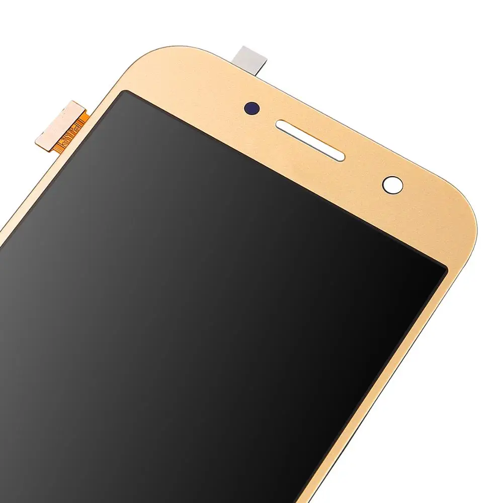 Skup Regulowana jasność LCD do samsunga Galaxy A5 2017 wyświetlacz A520F SM A520F A520 wyświetlacz LCD + montaż digitizera ekranu dotykowego