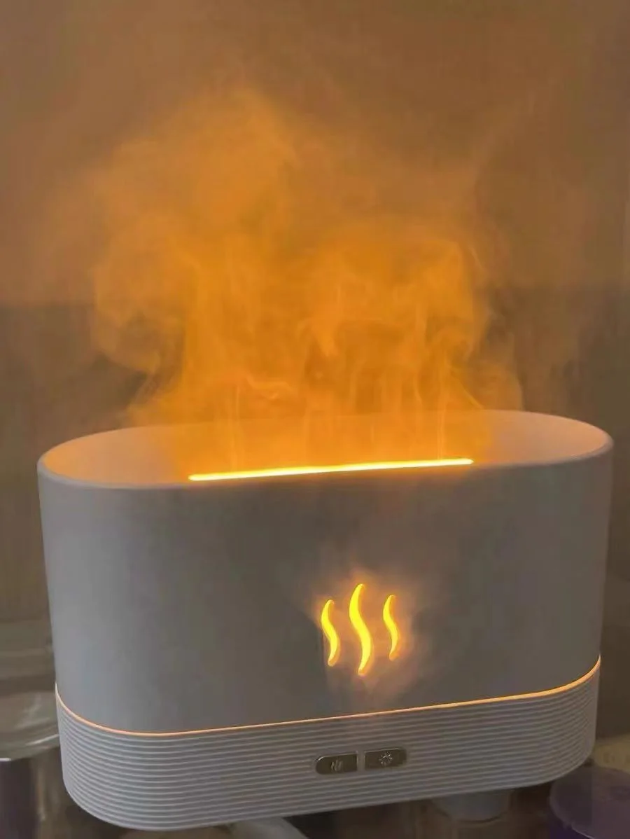 Portable USB Oil Diffuser Ultrasonic Humidifier Home Office Flame Effect Air Freshener Fragrance Sooth Sleep Atomizer | Дом и сад