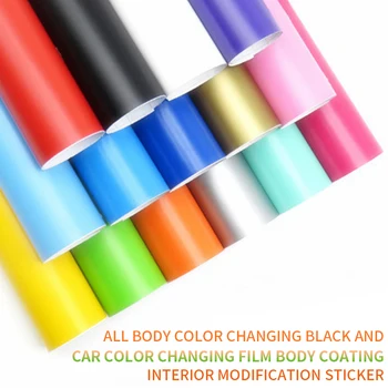 

Matted PVC Car Wrap Sticker Vehicle Film Chameleon Wrapping Self Adhesive With Different Size/Roll