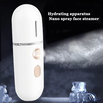 

Face Humidifier Skin Care Tools Portable Mini Steaming Beauty Instrument USB Charging Nano Spray Facial Steamer