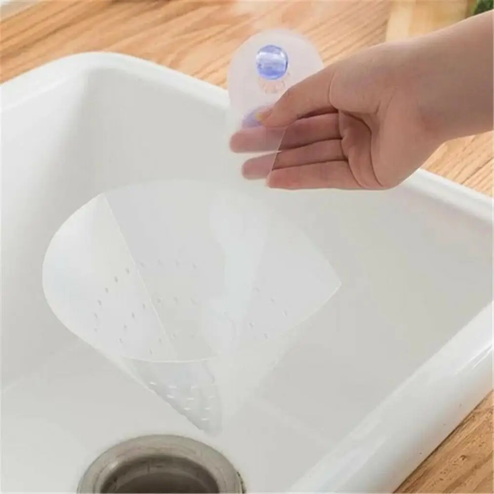 Self-Standing Stopper Kitchen Anti-Blocking Device Foldable Filter Simple Sink Recyclable Collapsible Drain filter - Цвет: 1pc