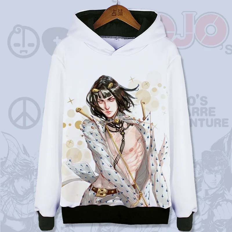 Золотой JoJo s Необычные Приключения толстовка с капюшоном Косплей Костюм для мужчин и женщин модная куртка с капюшоном с героями мультфильмов школьная форма для студентов - Цвет: Золотой
