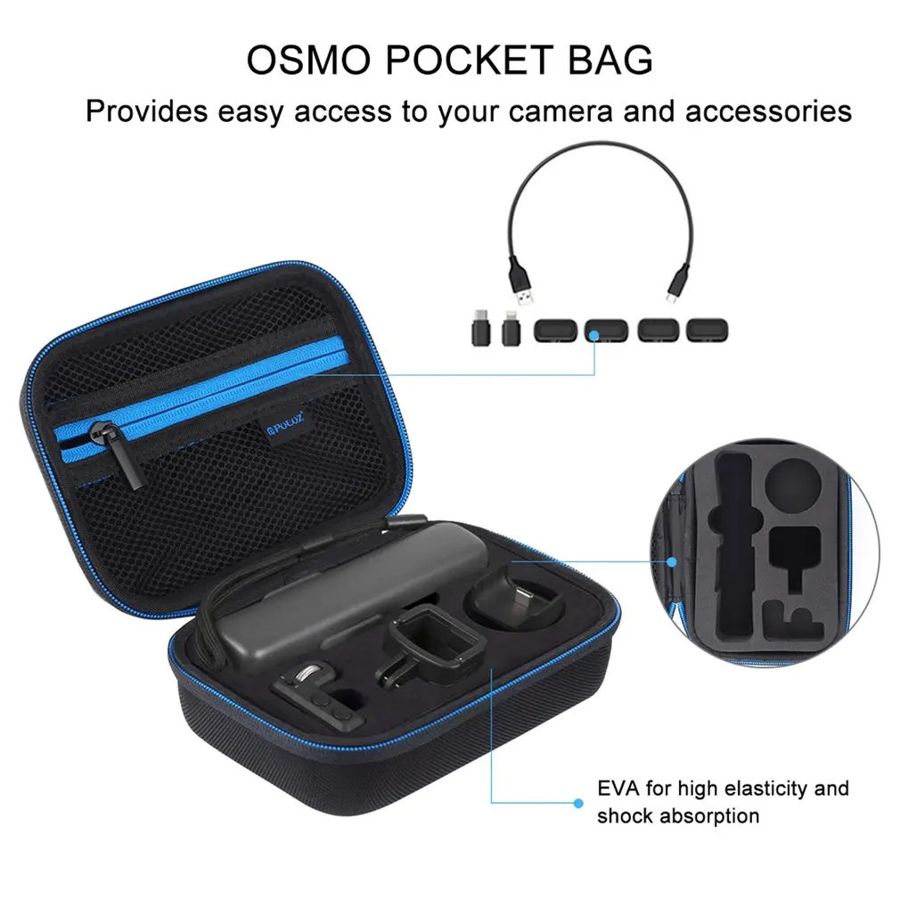 Жесткий чехол для хранения, Дорожный Чехол для Dji Osmo, карман и аксессуары, сумка для хранения камеры, аксессуары для камеры