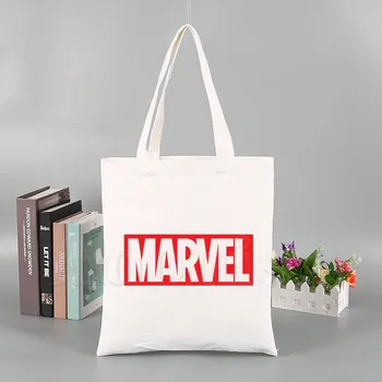 

Venom Marvel New Female Handbags Hot Selling Fashion Handbag Canvas Bag Tote Ladies Casual Shoulder Bag Reusable Shopping Bags