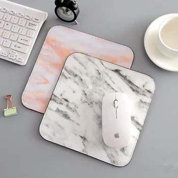 

Fashion Marble Mouse Pad Cute Cartoon Thickened Computer Gaming Mouse Pad Notebook Desk Mat High Quality Square Mouse Pad