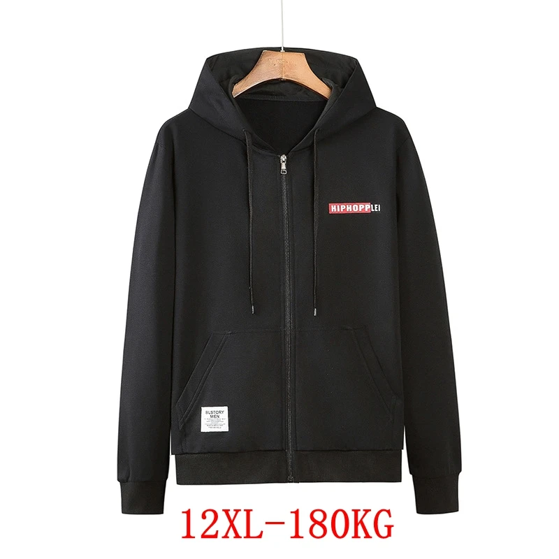 

Large women's 12xl 180kg Hoodie big size 6xl 7XL 8xl 9xl 10xl spring and autumn long sleeve loose black hip hop big Sweatshirt