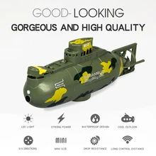 Create Toys 3311 м Мини-субмарина с дистанционным управлением RC игрушка пульт дистанционного управления Водонепроницаемый Дайвинг подарок на день рождения для детей мальчиков