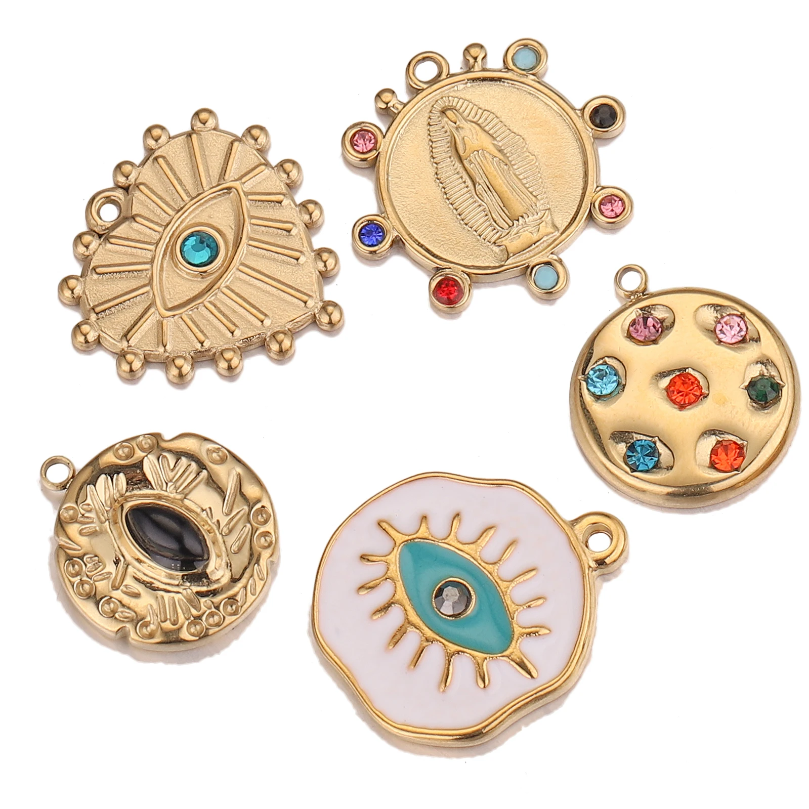 Pendants Jewelry Making Findings Stainless Stainless Steel Charms