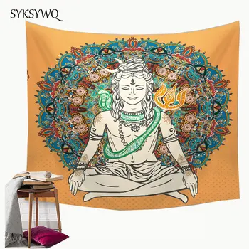 

india tapestry wall decor buddha wall hanging blanket tapisserie mural bohemian decor