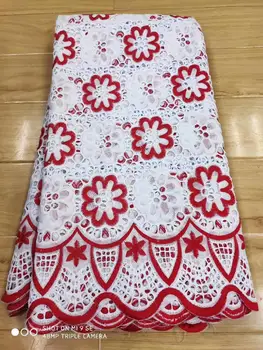 

2020 POPULAR hollow out style good quality african swiss voile lace fabric comfortable cotton lace for dress KCMA154
