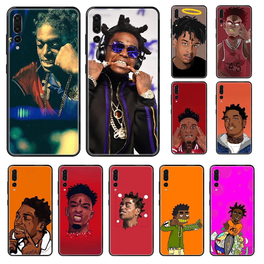 Rapper kodak black Phone case For Huawei P 8 10 20 30 Smart Plus 2019 Z Lite Pro 2017 2019 black tpu back 3D cover soft Etui