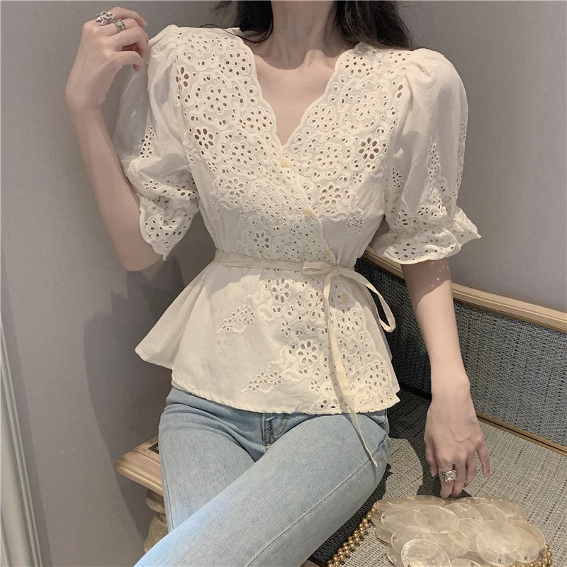 lace elegant tops