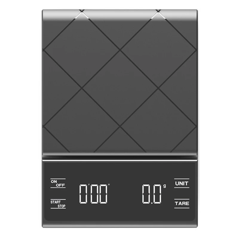 Electronic Display Coffee Scale 3Kg/0.1G Drip Coffee with Timer High Precision Food Kitchen Scales Precision Scale