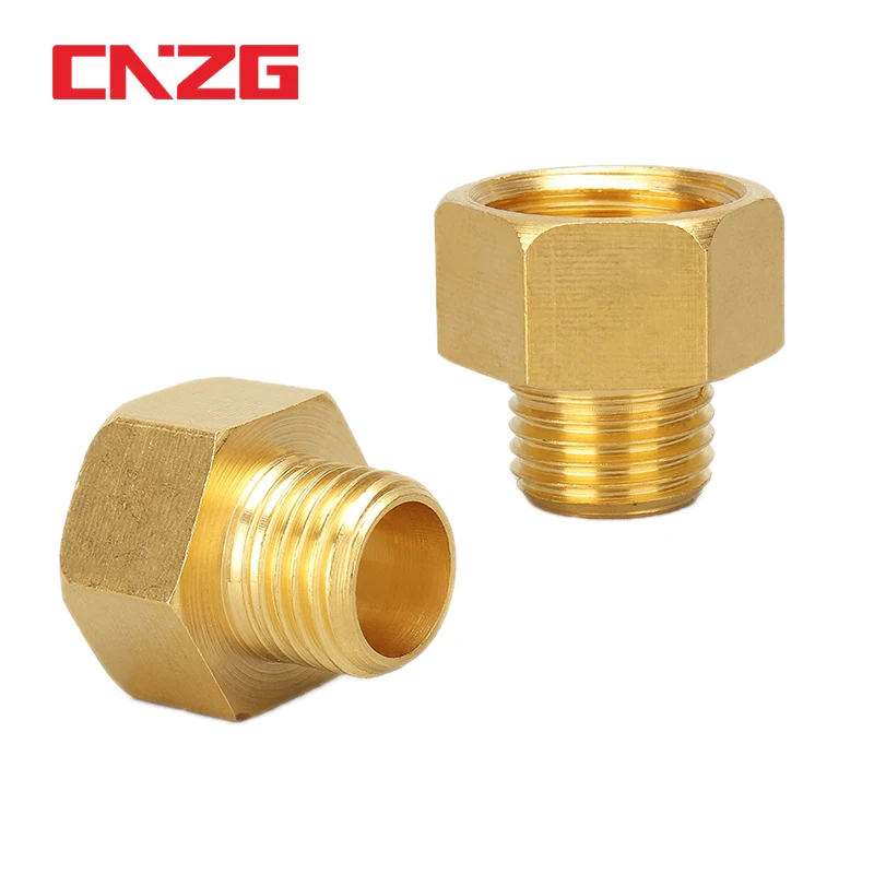 Pipe Fitting 1/8" 1/4" 3/8" 1/2" Male to Female Thread Brass Pipe Connectors Coupler Adapter
