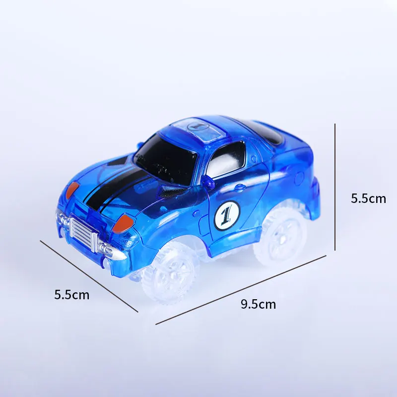 Magical Track Racing Cars With Colored Lights DIY Plastic Racing Rrack Glowing In The Dark Creative Gifts Toys For Children 34