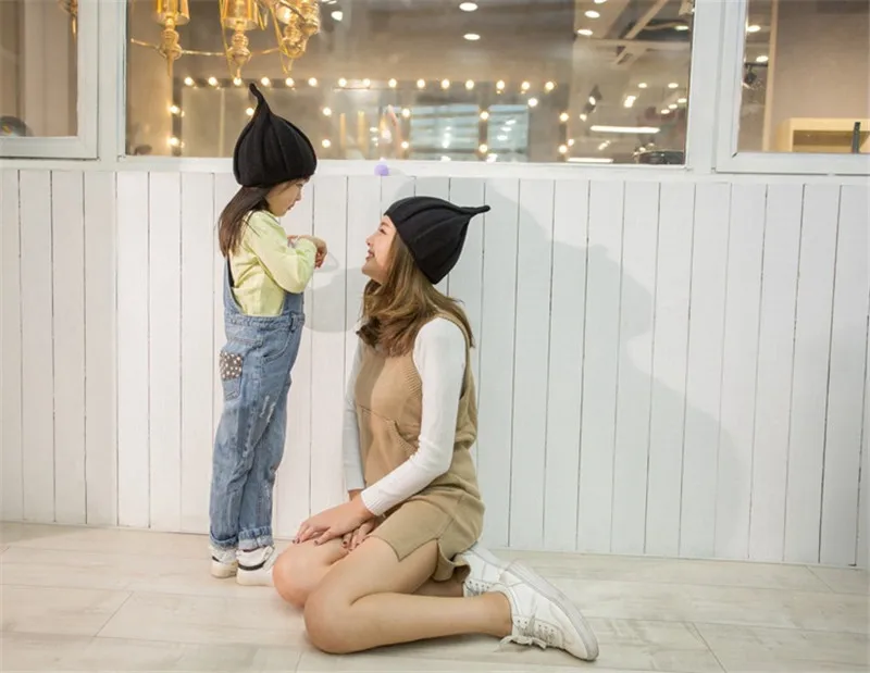 ; сезон осень-зима теплая одежда с ушками детские головные уборы Skullies Beanies упругая заостренная шапка "ветряная мельница" Кепка для мальчиков, девочек модные аксессуары-MXC