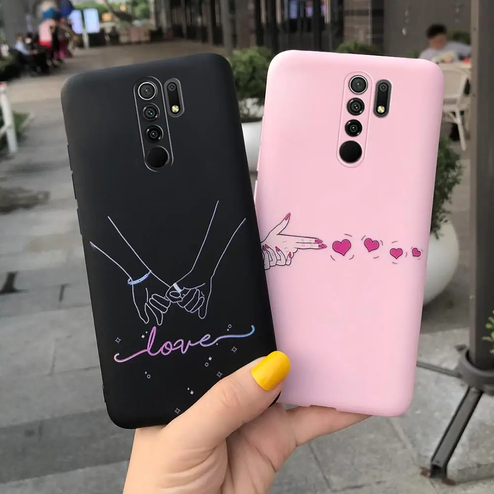case for xiaomi redmi 9 cases silicone soft tpu back cover on bumper Xiaomi Redmi phone Case protective coque fundas | Мобильные