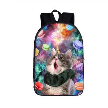

Funny Stranger Cat Things / Potter Cats Backpack For Teenager Girls Boys Children School Bags Kids School Backpack Book Bag Gift