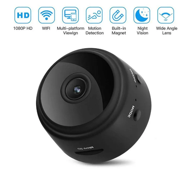 

1080P Mini Wifi Camera Home Security IP Camera IR Night Vision Motion Detection Wireless Surveillance Camera Phone App Control