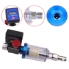 Airbrush Electronic Pressure Regulator LCD Digital Display  +1/4" Water Oil Separator Pneumatic Spray Gun Tool Accessories 4