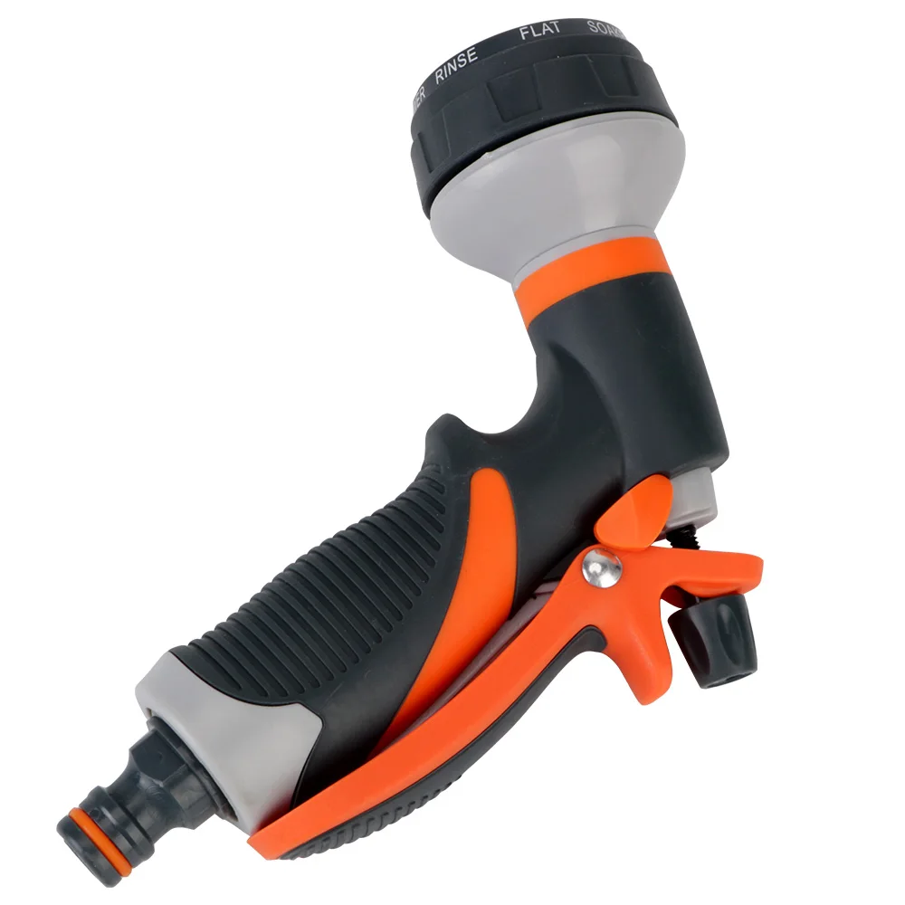 Garden sprinkler Lawn Spray Watering 8 Spray Modes Garden Tools Garden Washing Car High Pressure Water Tool Adjustable Hose Sprinkle Nozzle