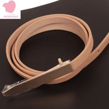 

Creative fashion temperament wind wild plane super long buckle thin belt ladies waist belt women's small belt