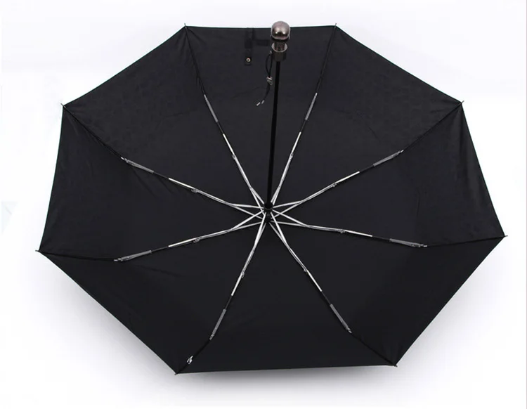 Автоматическая новая ручка в форме черепа Зонтик для мужчин большой 3 складной Ретро зонтик дождь для женщин Высокое качество печать для дождливых подарков Зонты
