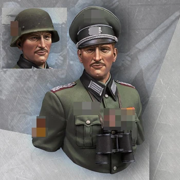 

1/10 Resin Figure Bust Model Officer Double Head X204