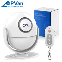 CPVAN Wireless Motion Sensor Alarm Infrared PIR Motion Detector Burglar Alarm System with Remote Control for Home Security 1 2 4 6 8 10 lots wolf guard wireless wide angle pir motion sensor detector for home security alarm burglar system hw gj01a 2