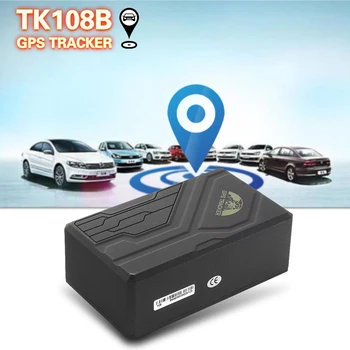 

GPS108B Strong Magnet Smart Vehicle Tracking Locator TK108B GSM and GPS Tracker Add Geo-fence/SOS/External Power off Alarm